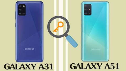 So sánh chi tiết Samsung Galaxy A31 và Galaxy A51 (6GB/128GB)