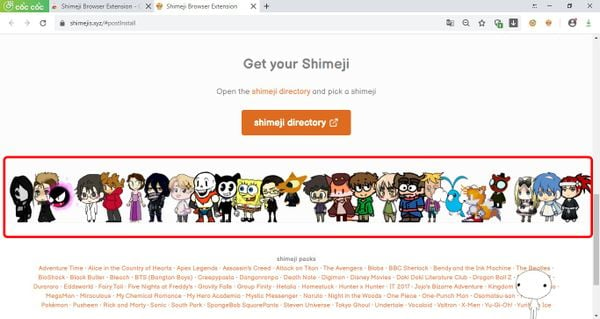 shimeji directory