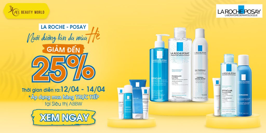 [BRAND-DAY] Nuôi dưỡng làn da mùa hè cùng La Roche-Posay - Ưu đãi độc quyền đến 25%