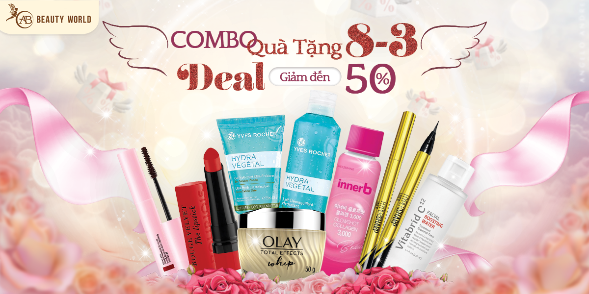 Giảm SỐC đến 50% - Combo Quà tặng 8/3 - Duy nhất tại ABBW