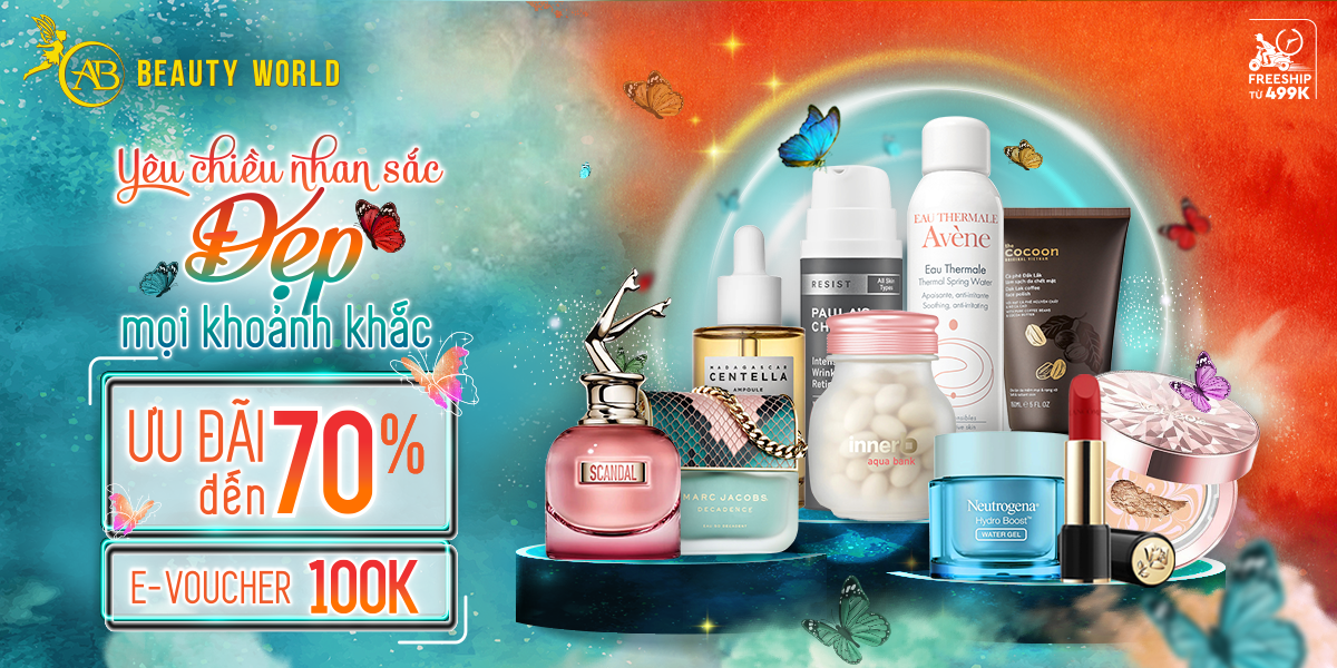 Giảm đến 70% + Tặng kèm E-Voucher 100K | Yêu Chiều Nhan Sắc - Đẹp Mọi Khoảnh Khắc