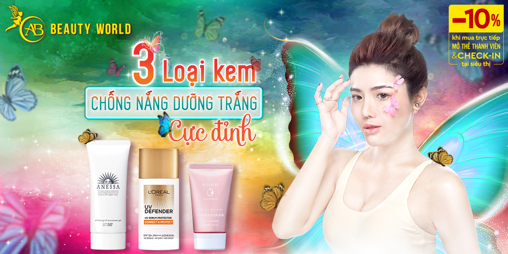 Điểm danh 3 loại kem chống nắng dưỡng trắng cực đỉnh hè này