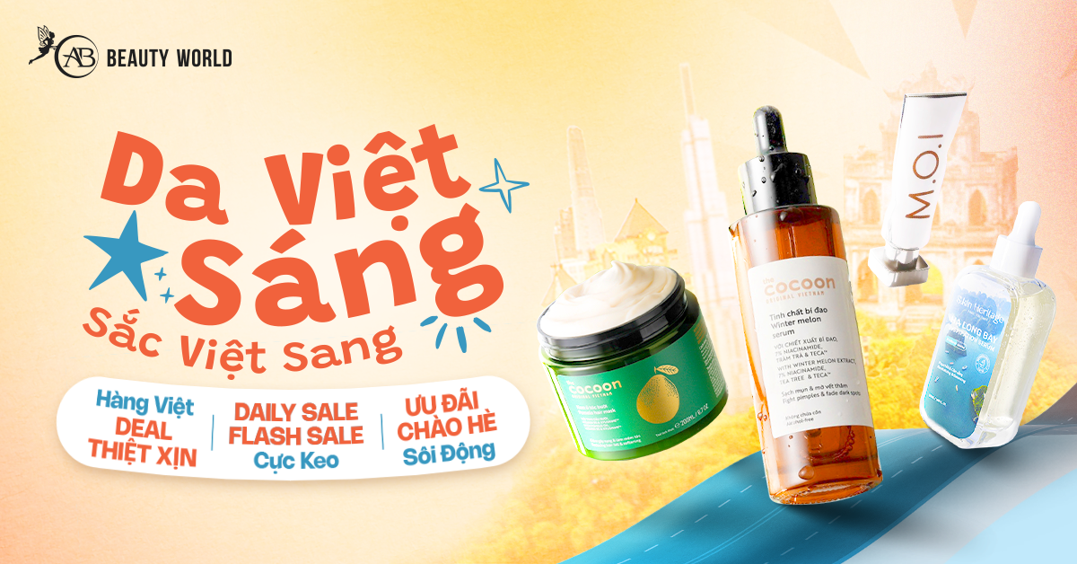 THÁNG 4 RỰC RỠ - DEAL HOT MỖI NGÀY CÙNG AB BEAUTY WORLD!