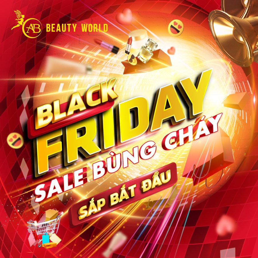 BLACK FRIDAY 2020: AB BEAUTY WORLD SALE BÙNG CHÁY VỚI HÀNG NGÀN ƯU ĐÃI MỸ PHẨM NGẬP LỐI