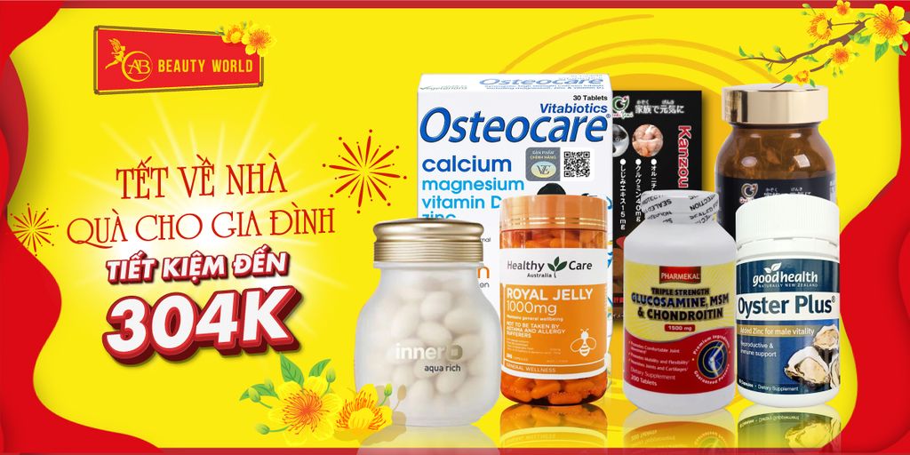 Đến AB Beauty World - Rinh ngay quà sức khoẻ cho cả gia đình - Lì xì ngay 10%