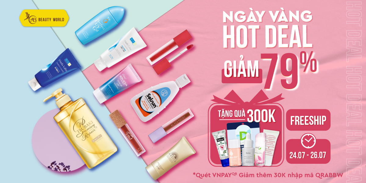 Ngày vàng Hot Deal - Giảm 79% - Tặng quà 300K - Freeship