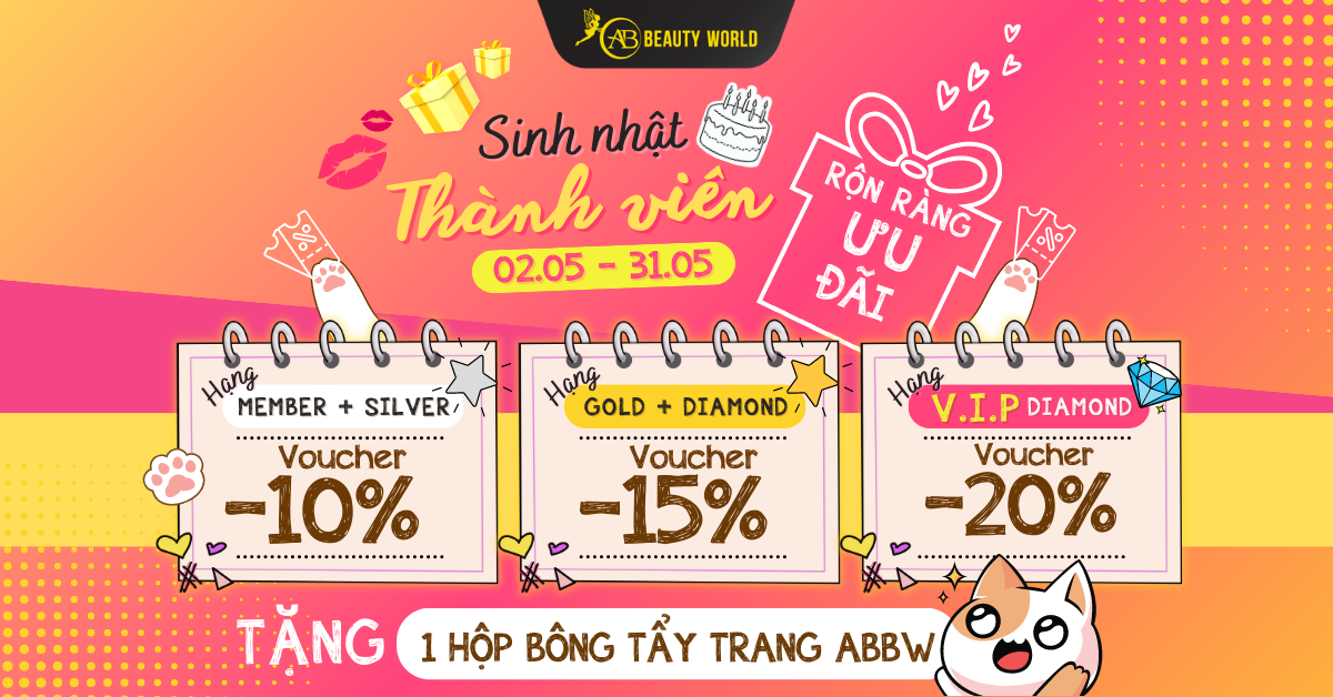 SINH NHẬT THÀNH VIÊN - RỘN RÀNG ƯU ĐÃI