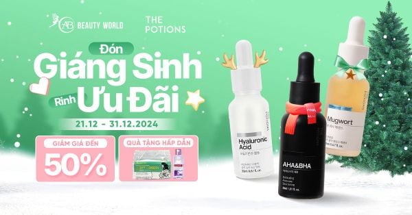 [THE POTIONS x AB BEAUTY WORLD] NOEL RỘN RÀNG - DEAL SALE NGẬP TRÀN
