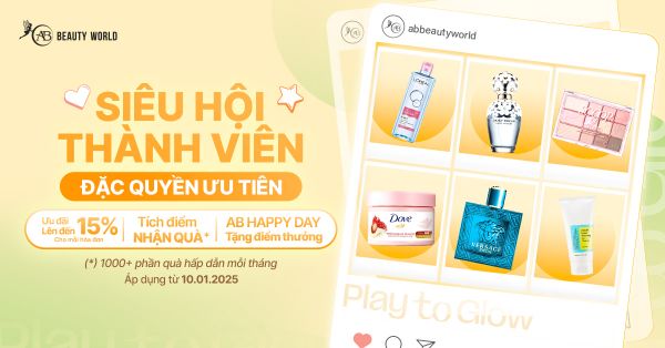 SIÊU HỘI THÀNH VIÊN - ĐẶC QUYỀN ƯU TIÊN, CHỈ CÓ TẠI ABBW!