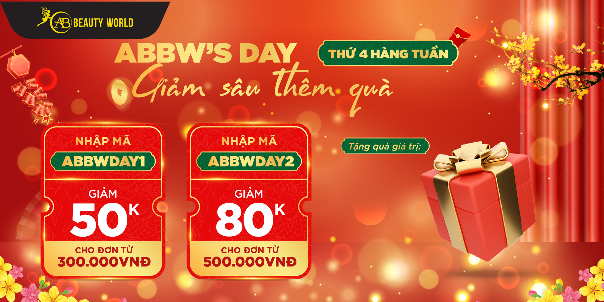 ABBW’S DAY - GIẢM SÂU THÊM QUÀ