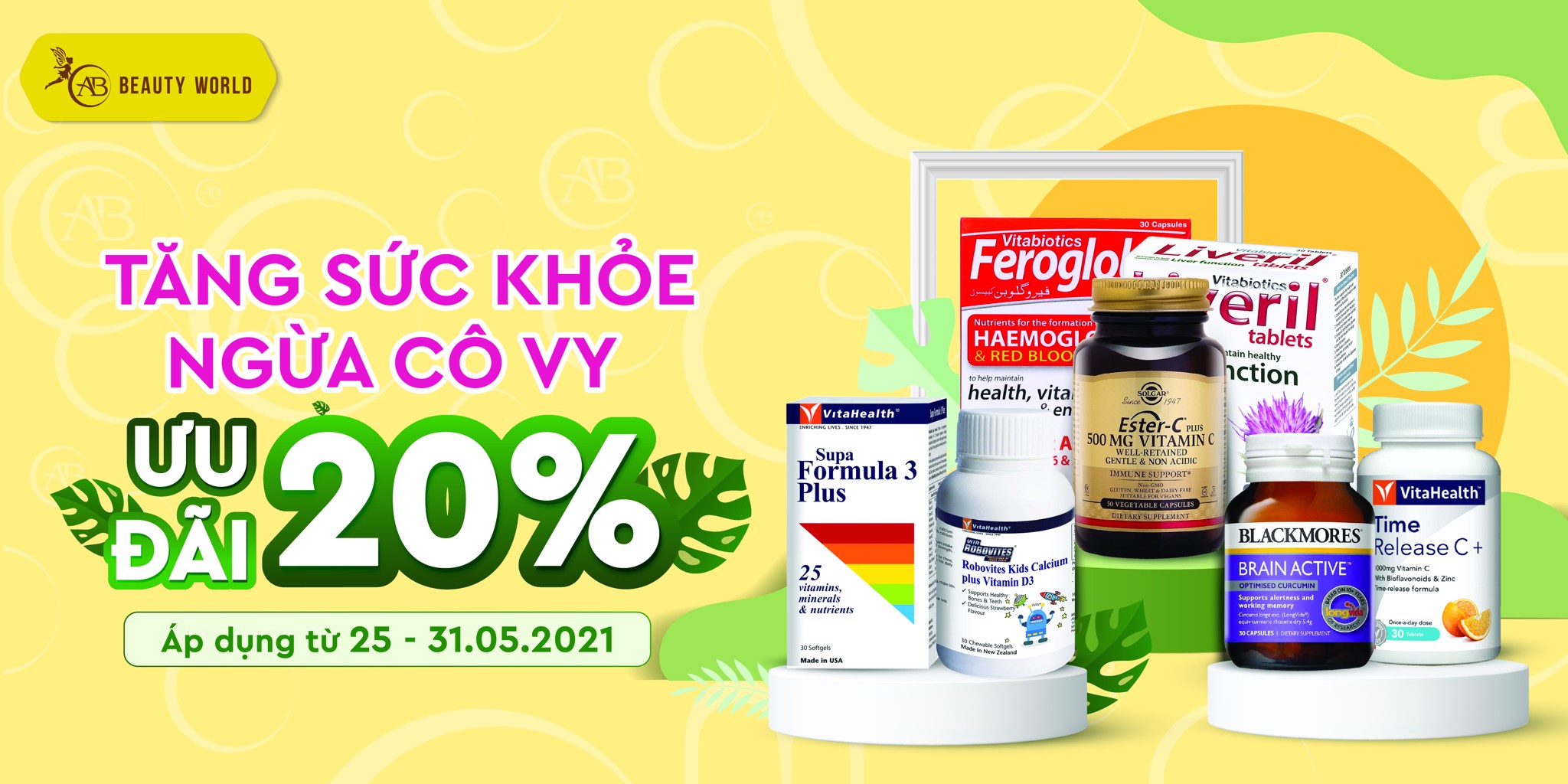 Tăng sức khoẻ - Ngừa cô-vy với ƯU ĐÃI 20%