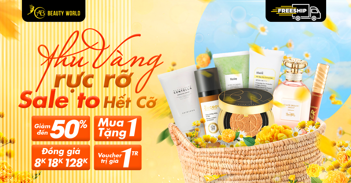 THU VÀNG RỰC RỠ - SALE TO HẾT CỠ