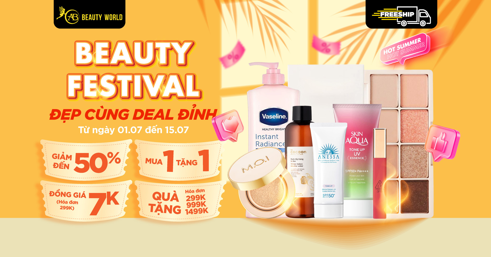 BEAUTY FESTIVAL - ĐẸP CÙNG DEAL ĐỈNH