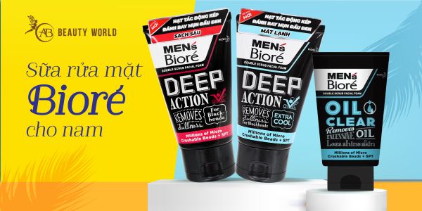 SỮA RỬA MẶT BIORE CHO NAM CÓ TỐT KHÔNG???