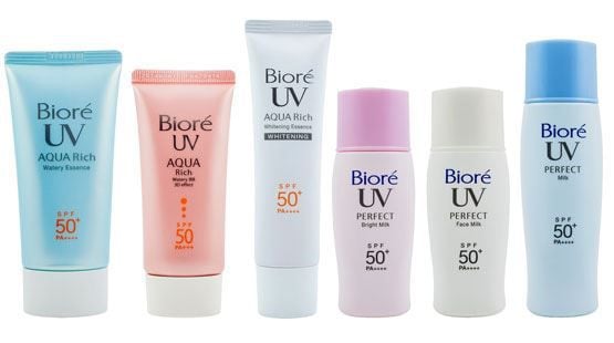 CÁC LOẠI KEM CHỐNG NẮNG CỦA BIORE