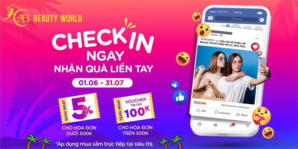 Check In Ngay - Nhận Quà Liền Tay