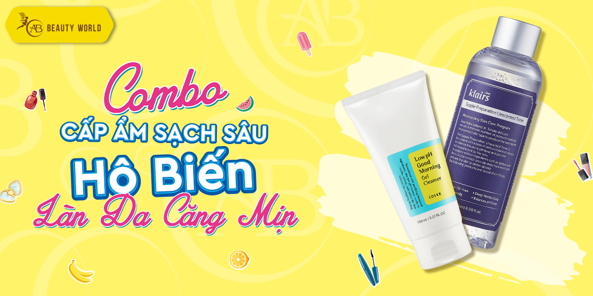 Bộ đôi cấp ẩm sạch sâu -