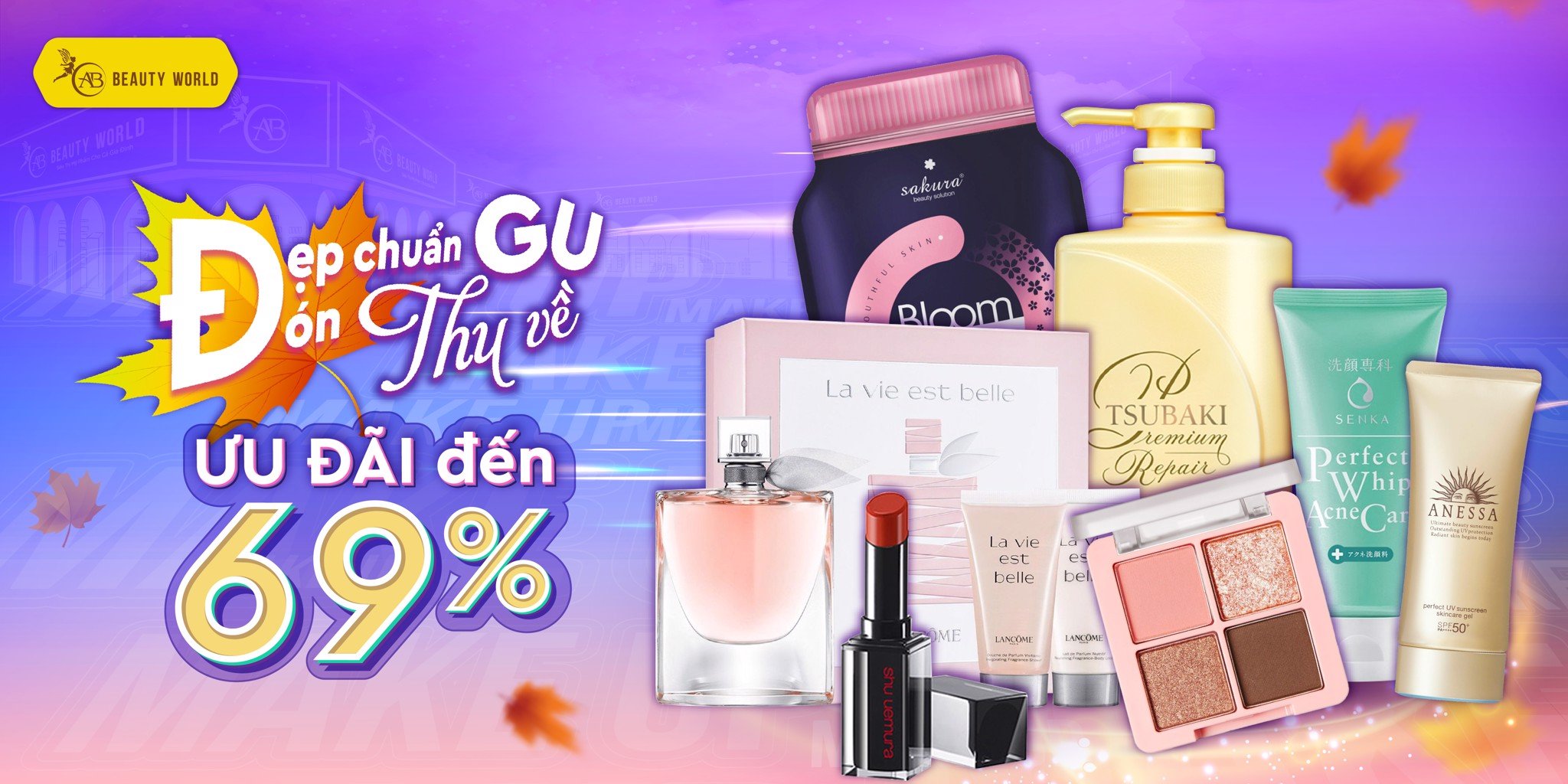 Đẹp chuẩn gu - Đón thu về - Ưu đãi đến 69%