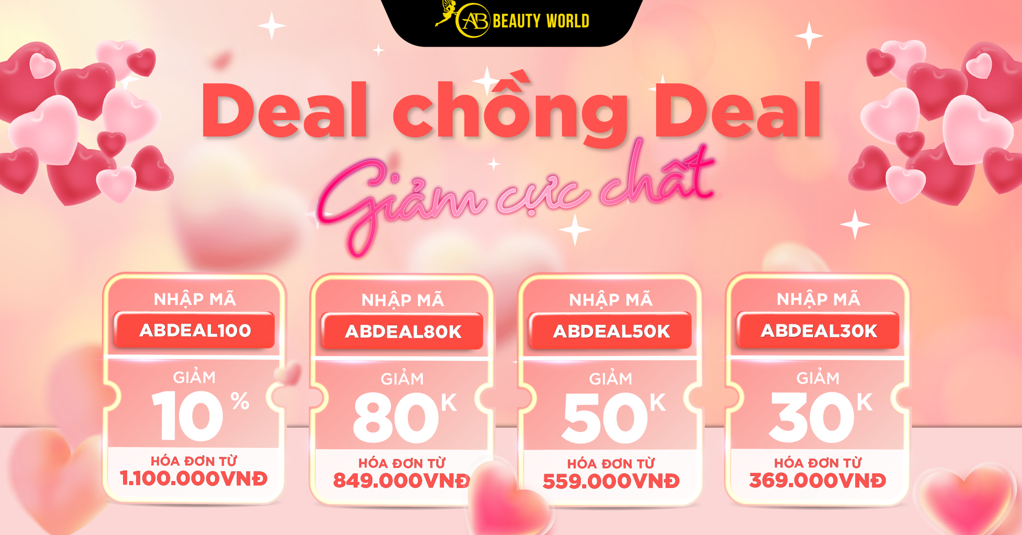 DEAL CHỒNG DEAL - GIẢM CỰC CHẤT