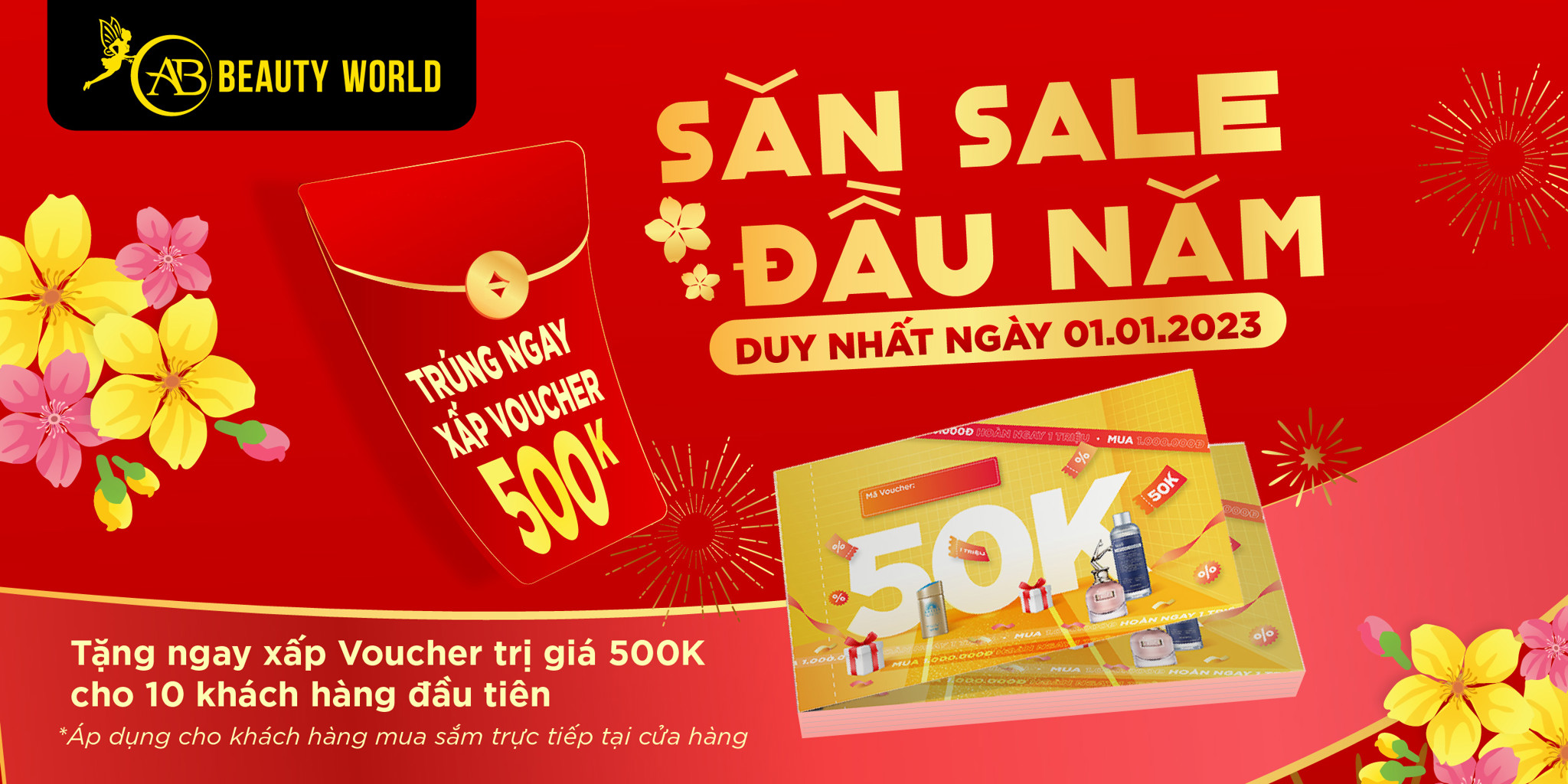SĂN SALE ĐẦU NĂM TRÚNG NGAY VOUCHER 500K