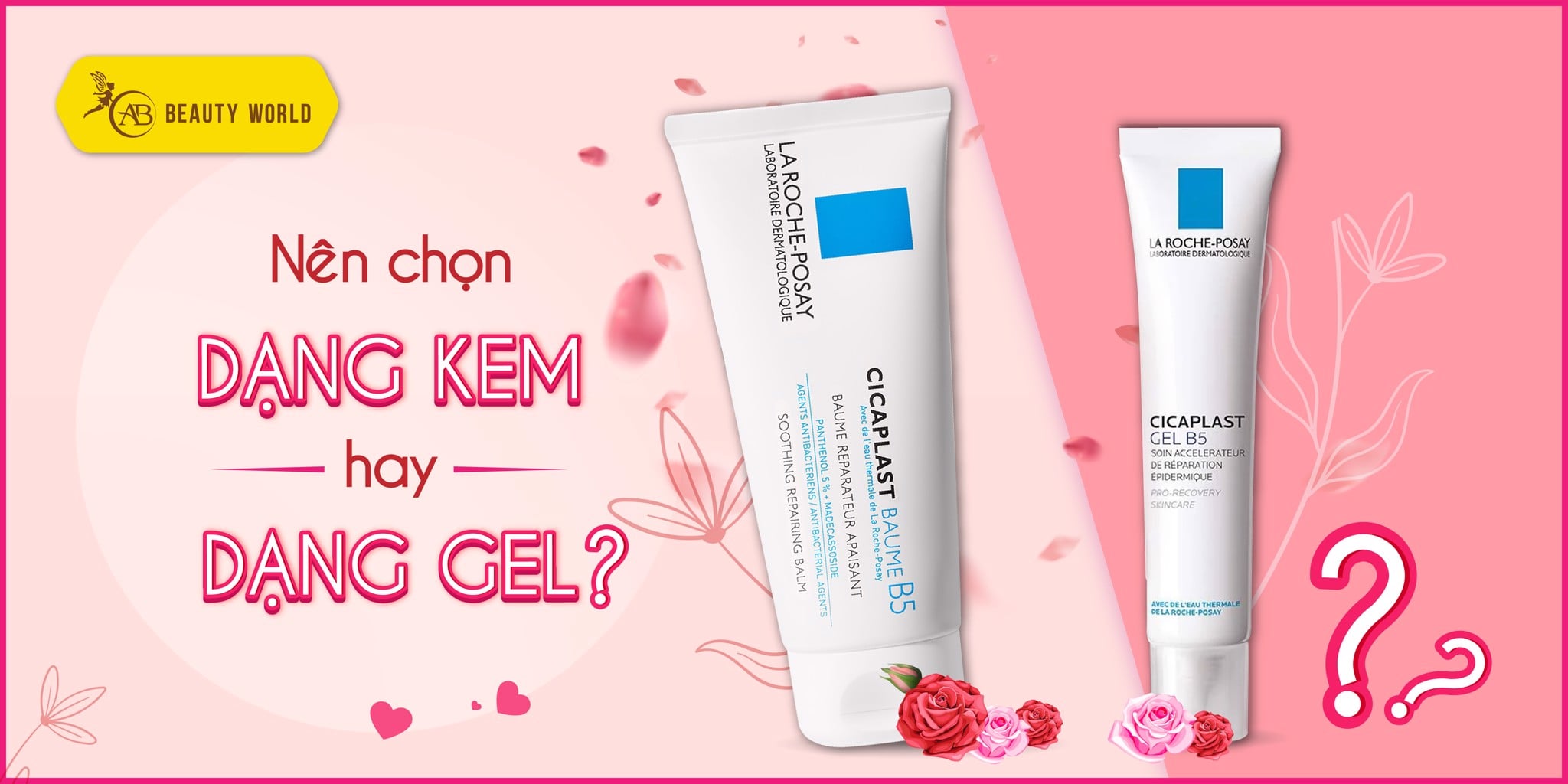 Nên chọn kem dưỡng La Roche Posay B5 dạng Gel hay Baume?
