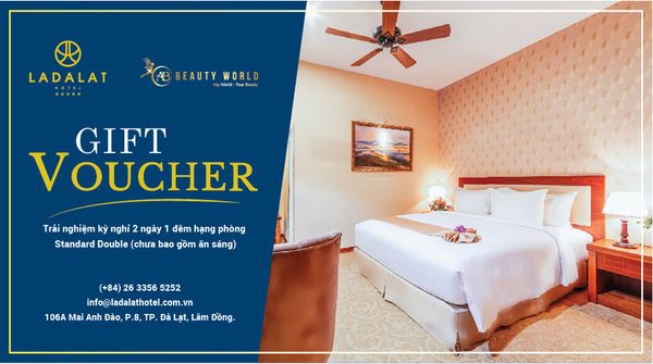 AB Beauty World tặng khách Voucher nghỉ dưỡng khách sạn 5 sao Đà Lạt nhân ngày 20/11