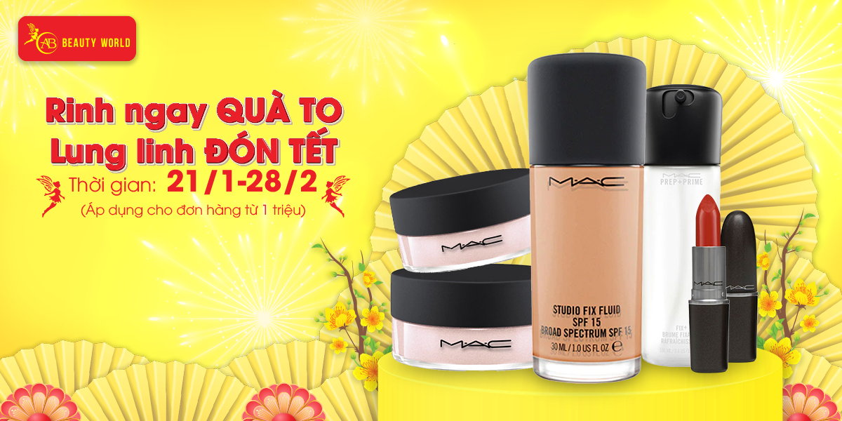 Rinh ngay QUÀ TẶNG trị giá 990K từ Estee Lauder, Clinique, MAC - Độc quyền chỉ có tại AB Beauty World