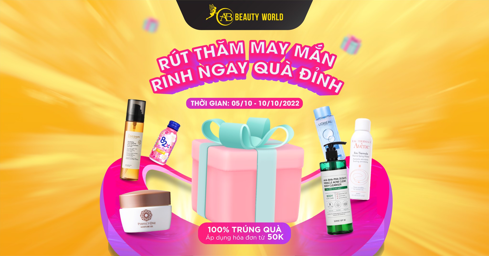 RÚT THĂM MAY MẮN - RINH NGAY QUÀ ĐỈNH