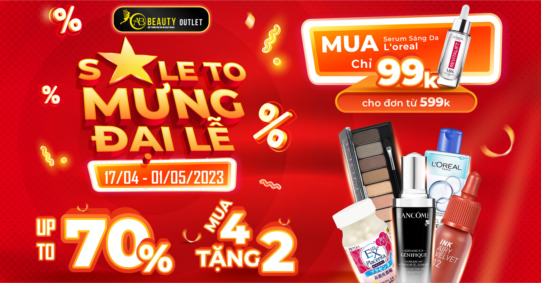AB BEAUTY OUTLET SALE TO - MỪNG LỄ LỚN