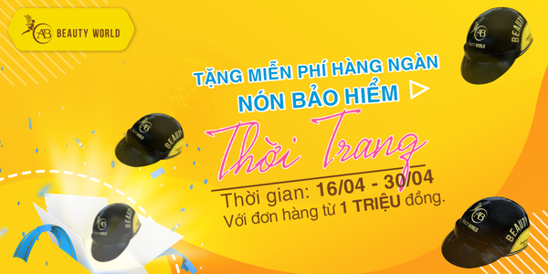 ABBW chào Hè: Giảm đến 50% + Tặng miễn phí hàng ngàn Nón Bảo Hiểm thời trang