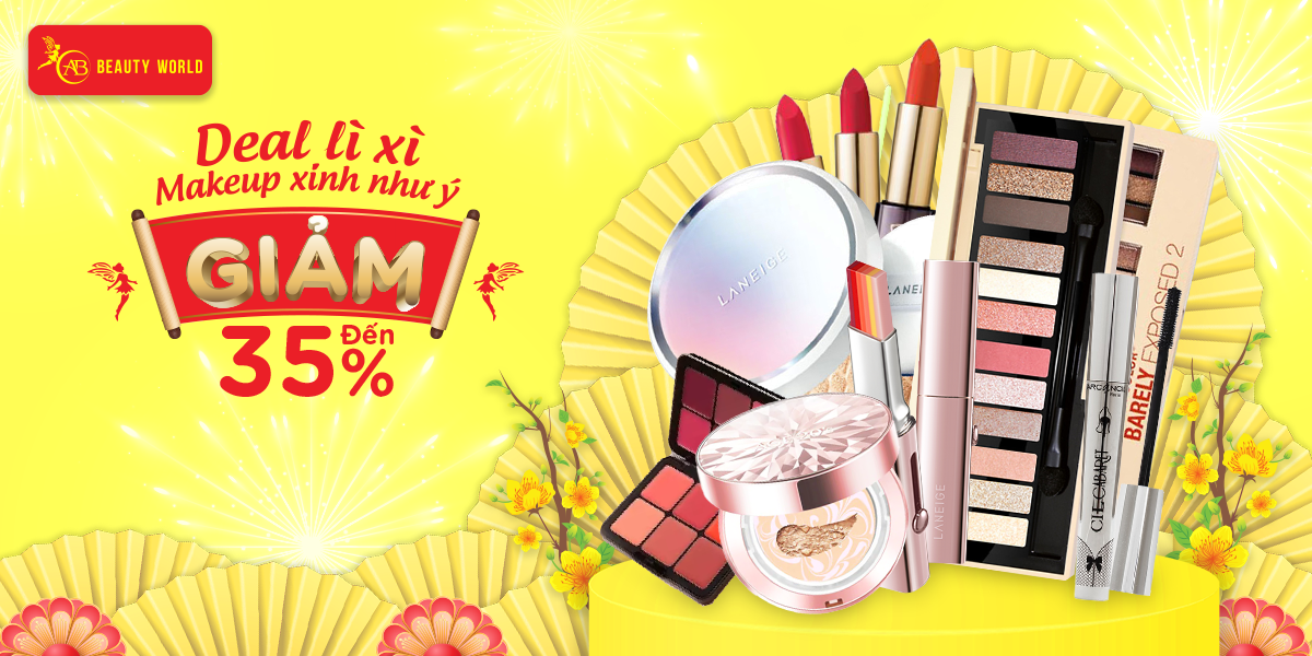 Hàng loạt thương hiệu mỹ phẩm CHÍNH HÃNG giảm giá đến 35% - BỎ QUA LÀ TIẾC!