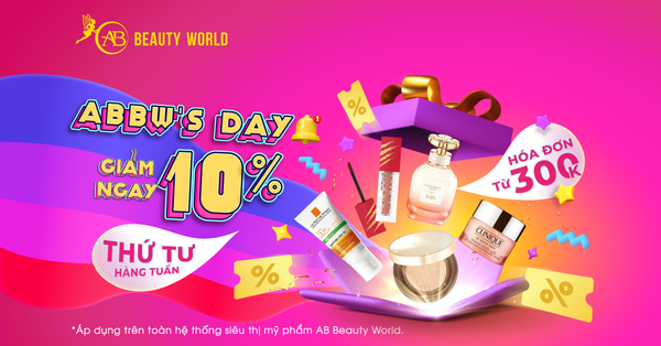 ABBW’S DAY: Ngày Vàng Sale Đỉnh - Giảm Ngay 10%
