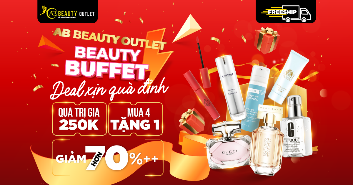 AB BEAUTY OUTLET - BEAUTY BUFFET DEAL XỊN QUÀ ĐỈNH