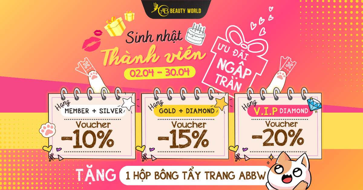 SINH NHẬT THÀNH VIÊN - ƯU ĐÃI NGẬP TRÀN