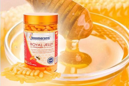 Viên Uống Sữa Ong Chúa Boomerang Royal Jelly & Collagen 120V (BM02) – AB  BEAUTY WORLD