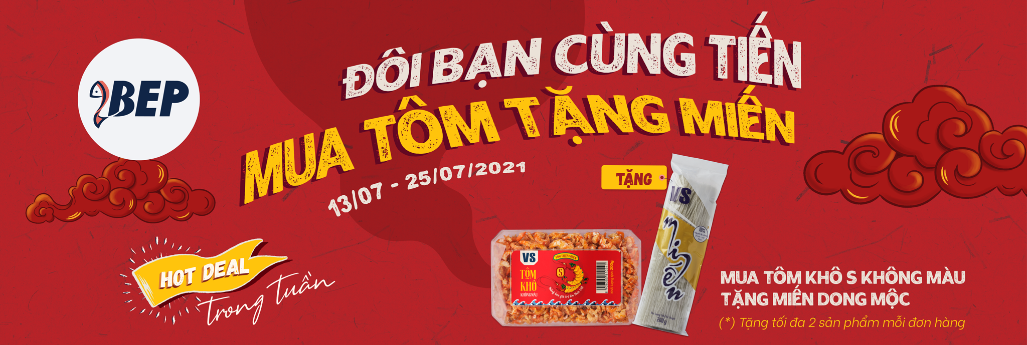 HOT DEAL TRONG TUẦN - MUA TÔM TẶNG MIẾN