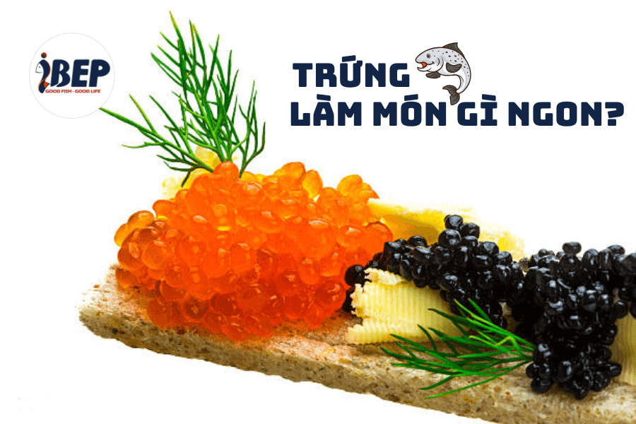 Trứng cá hồi làm món gì? Cách chế biến trứng cá đông lạnh ngon