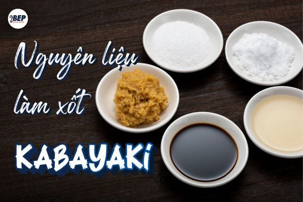 nguyên liệu làm xốt kabayaki