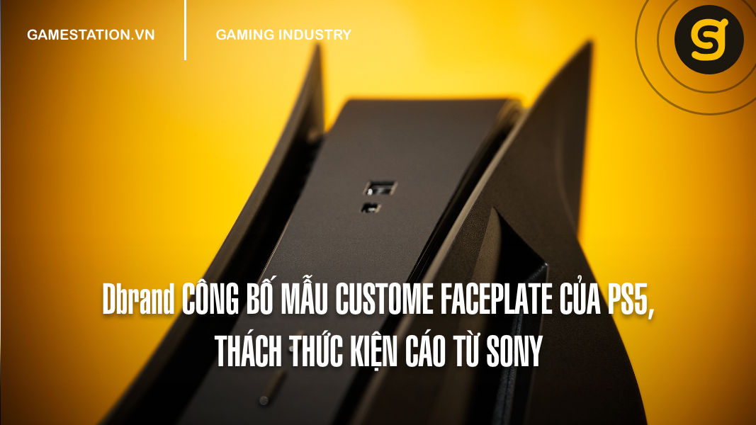 Dbrand công bố custome Faceplate cho PS5, thách thức kiện cáo từ Sony