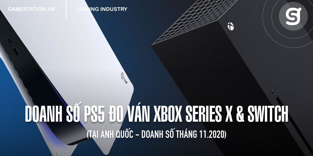 PlayStation 5 hạ gục Xbox Series X và Switch tại Anh Quốc