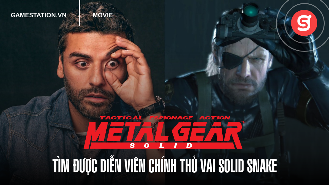 Oscar Isaac sẽ thủ vai Solid Snake trong phiên bản chuyển thể của Metal Gear Solid