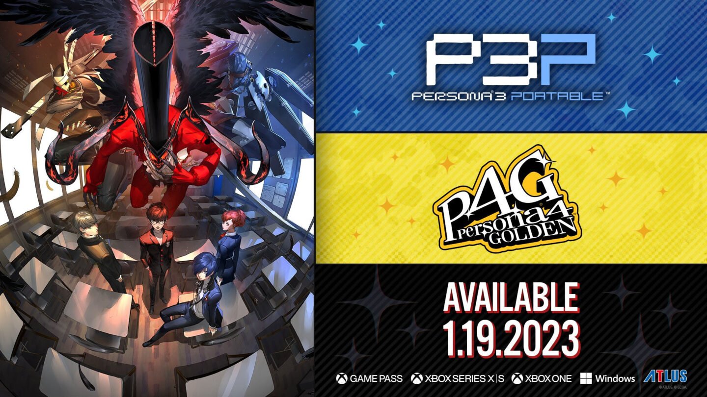 Persona 3 Portable và Persona 4 Golden sắp tái ngộ game thủ