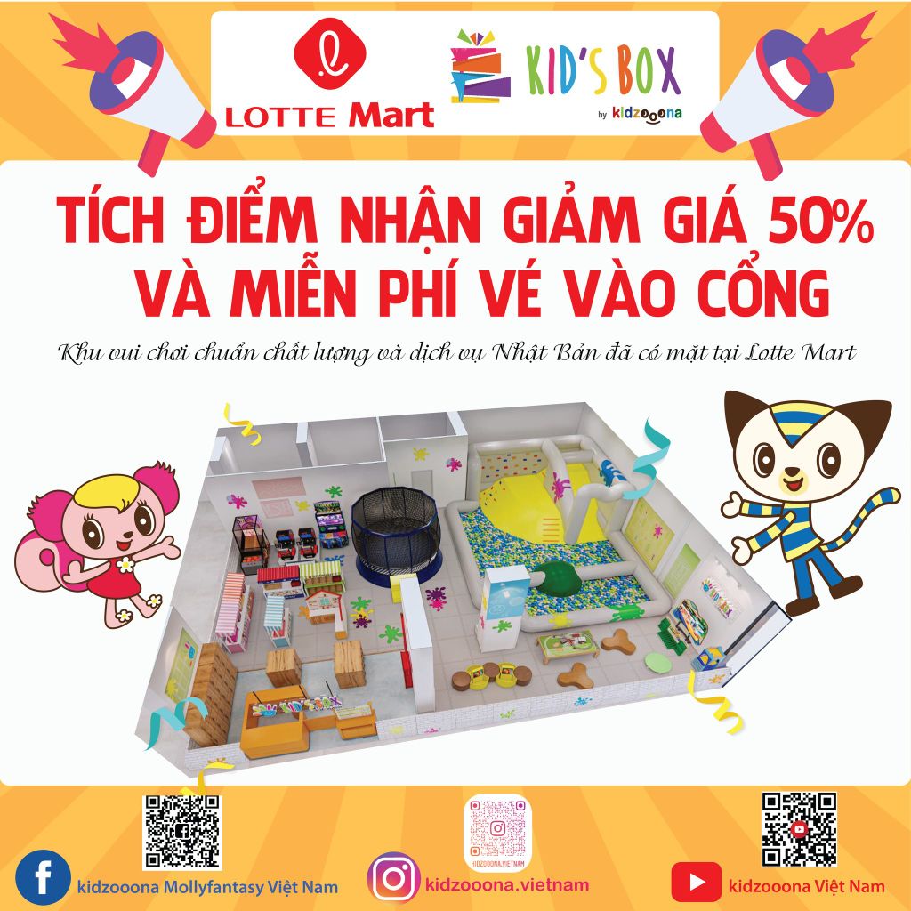 KHAI TRƯƠNG CỬA HÀNG THỨ 10 - KID'S BOX TẠI LOTTE MART TP.VINH