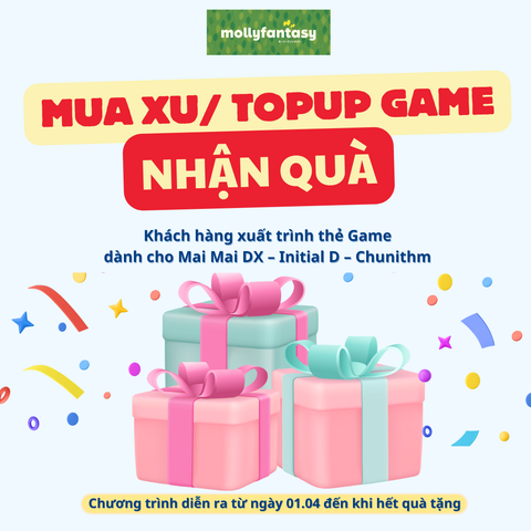 MUA XU / TOPUP GAME MOLLYFANTASY NHẬN QUÀ CỰC HẤP DẪN