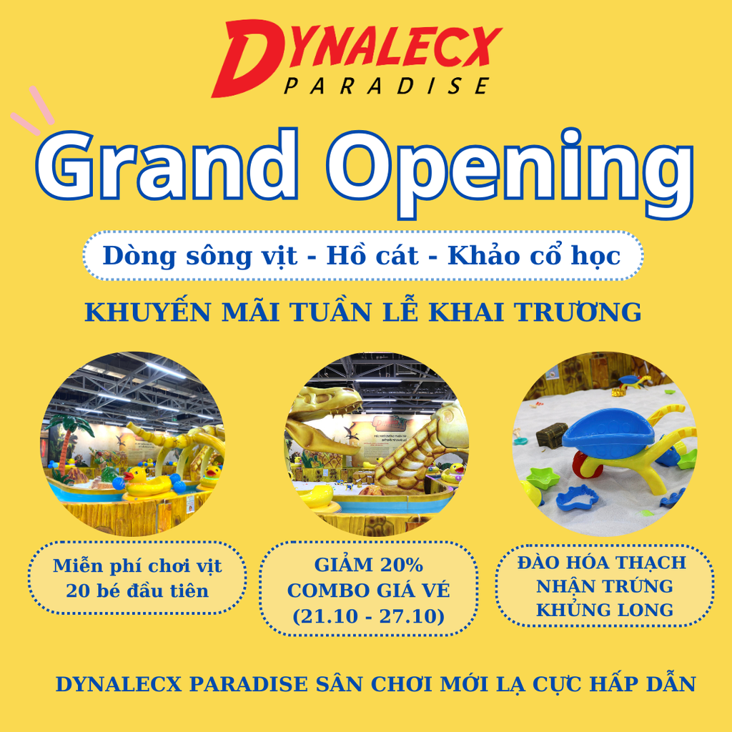 TƯNG BỪNG KHAI TRƯƠNG DYNALECX PARADISE - NGẬP TRÀN ƯU ĐÃI SỐC