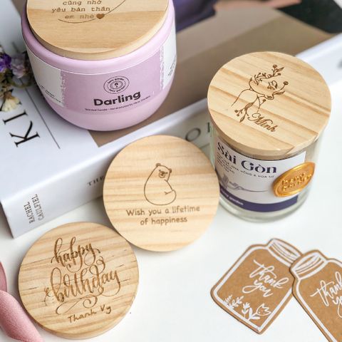 Nến Thơm Khắc Tên Miễn Phí Lấy Liền Tại Heny Garden