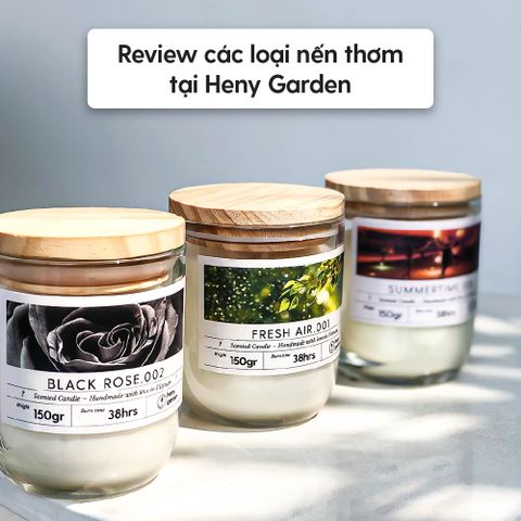 Review Tất Tần Tật Top Các Loại Nến Thơm Bán Chạy Best Seller Tại Heny Garden