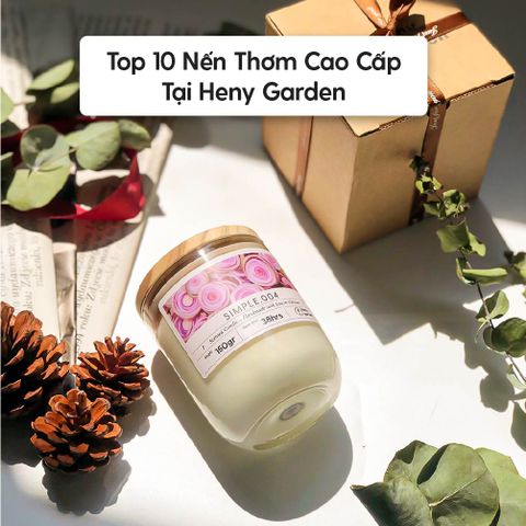 Top 10 Nến Thơm Cao Cấp Best Seller Tại Cửa Hàng Heny Garden