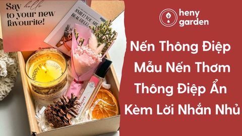 Các Mẫu Nến Thông Điệp Ẩn Đẹp Kèm Lời Nhắn Nhủ Yêu Thương