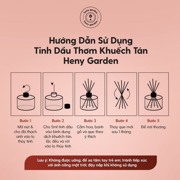 que khuếch tán thay thế màu trắng Heny Garden